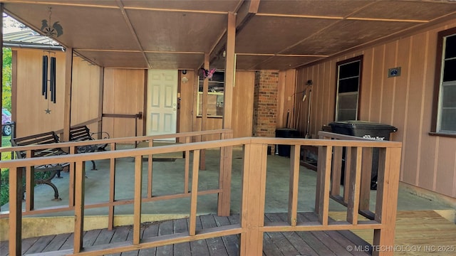 view of deck