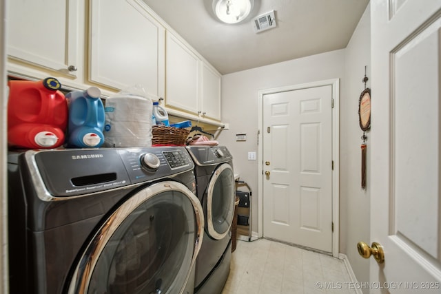 4932 W Commercial St, Broken Arrow, OK 74012 - washroom with washer and clothes dryer, cabinet space, and baseboards