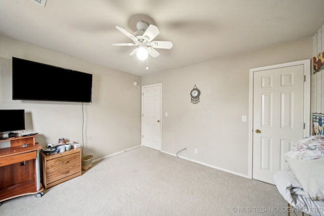 4932 W Commercial St, Broken Arrow, OK 74012 - carpeted bedroom featuring baseboards and a ceiling fan