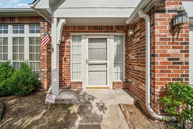 4932 W Commercial St, Broken Arrow, OK 74012 - view of exterior entry with brick siding
