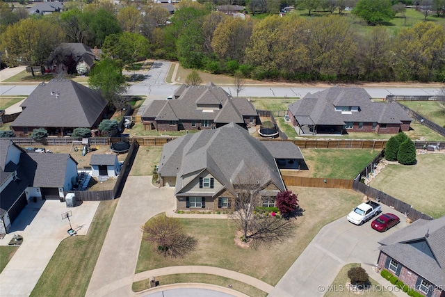 7204 S Sycamore Ave, Broken Arrow, OK 74011 - aerial perspective of suburban area