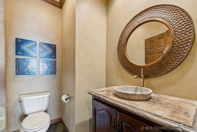 10126 S Granite Ave, Tulsa, OK 74137 - bathroom featuring toilet and vanity