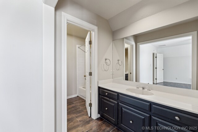 10126 S Granite Ave, Tulsa, OK 74137 - full bath with vanity and shower / bath combination