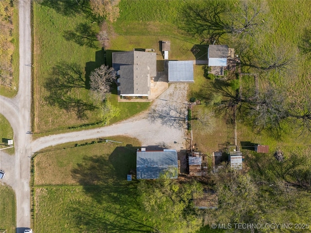14531 S 107th W Ave, Sapulpa, OK 74066 - birds eye view of property