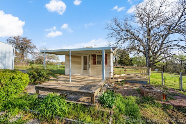 14531 S 107th W Ave, Sapulpa, OK 74066 - view of outbuilding featuring fence