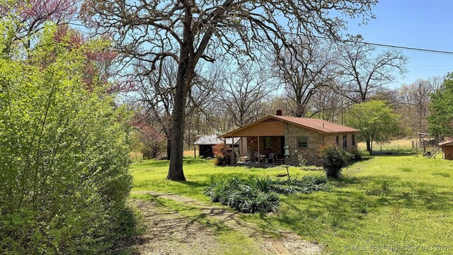84936 S 4612th Rd, Stilwell, OK 74960 - view of green lawn
