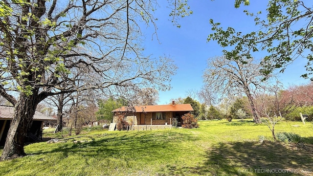 84936 S 4612th Rd, Stilwell, OK 74960 - view of grassy yard