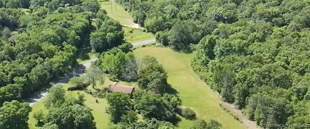 84936 S 4612th Rd, Stilwell, OK 74960 - aerial view of property and surrounding area featuring a forest
