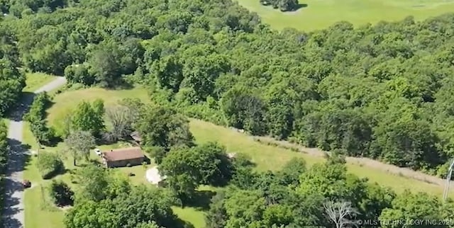 84936 S 4612th Rd, Stilwell, OK 74960 - aerial view of a forest