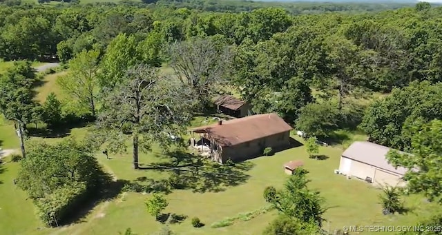 84936 S 4612th Rd, Stilwell, OK 74960 - view of subject property with a forest