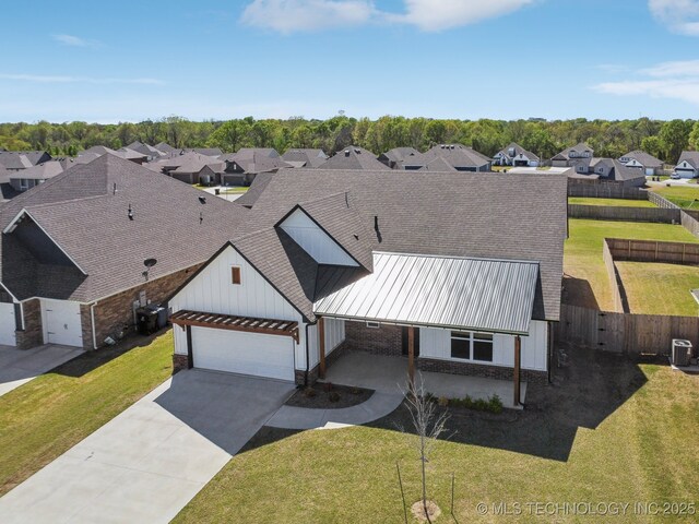 2916 S 8th St, Broken Arrow, OK 74012 - aerial view of residential area