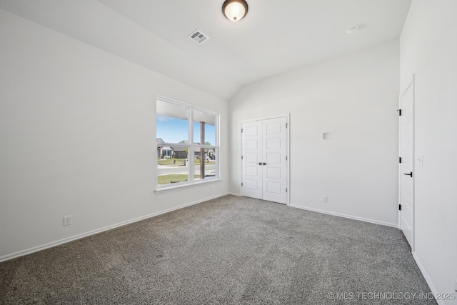 2916 S 8th St, Broken Arrow, OK 74012 - unfurnished room with carpet and lofted ceiling