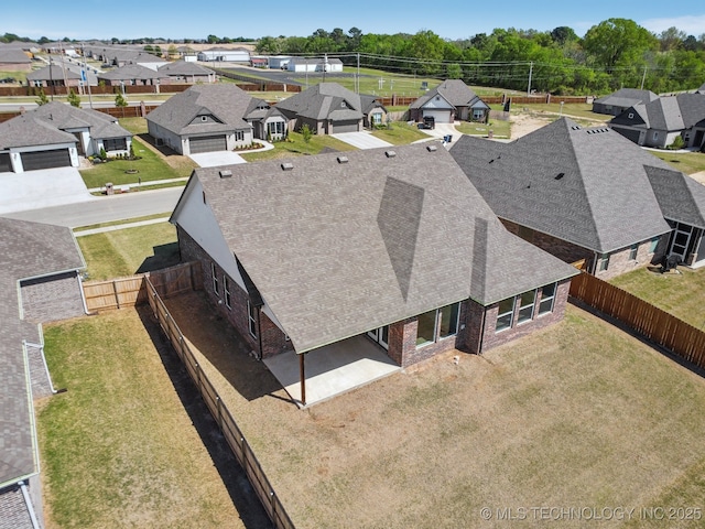 2916 S 8th St, Broken Arrow, OK 74012 - aerial perspective of suburban area