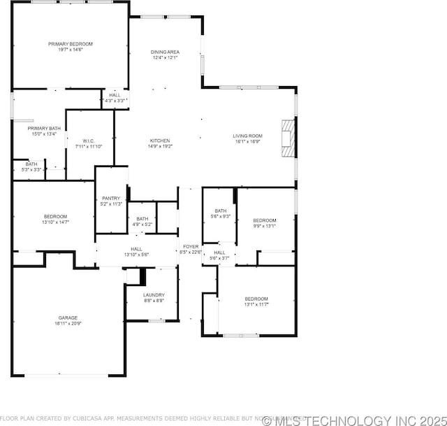 2916 S 8th St, Broken Arrow, OK 74012 - view of home floor plan