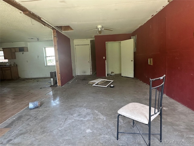 interior space featuring a garage