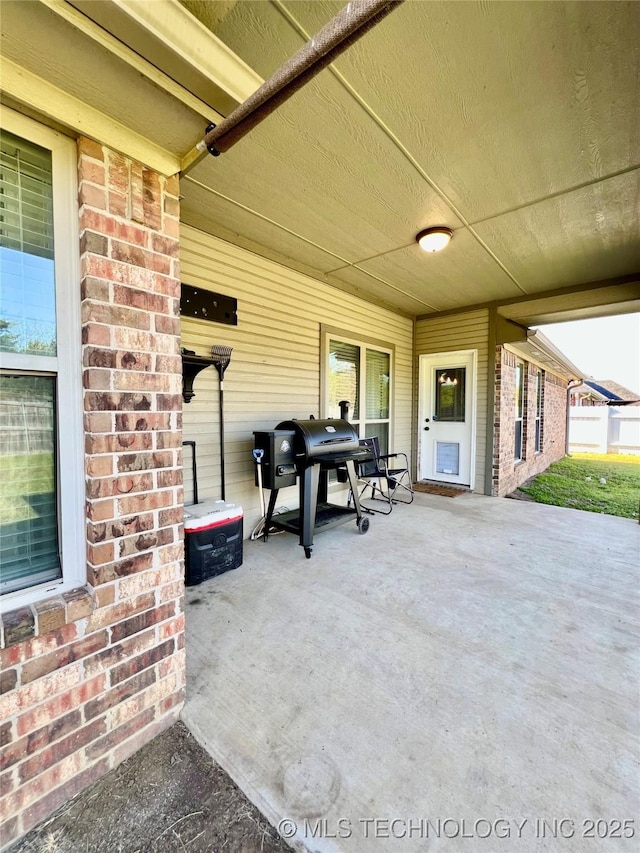 2516 Stage Coach Ave, Durant, OK 74701 - view of patio / terrace with a grill