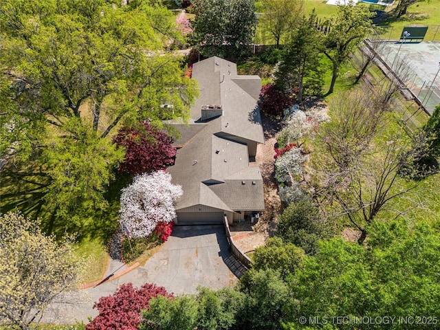 drone / aerial view