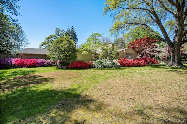view of yard