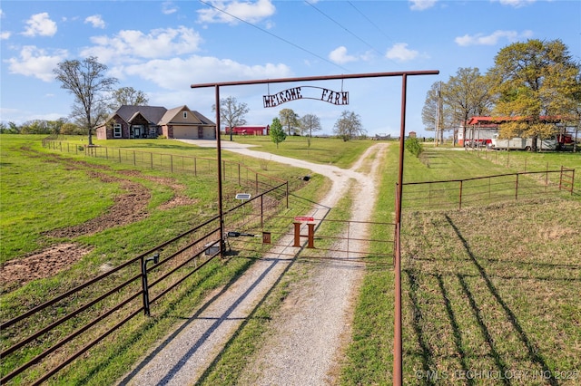 369102 E 960 Road, Road, OK 74833 - exterior space featuring a rural view and driveway