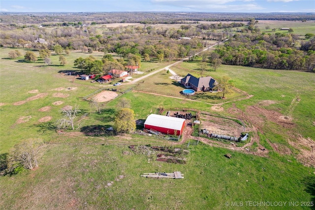 369102 E 960 Road, Road, OK 74833 - aerial view featuring a rural view
