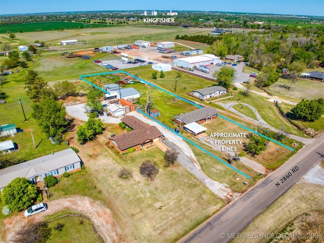 22526 N 2860th Rd, Kingfisher, OK 73750 - aerial view