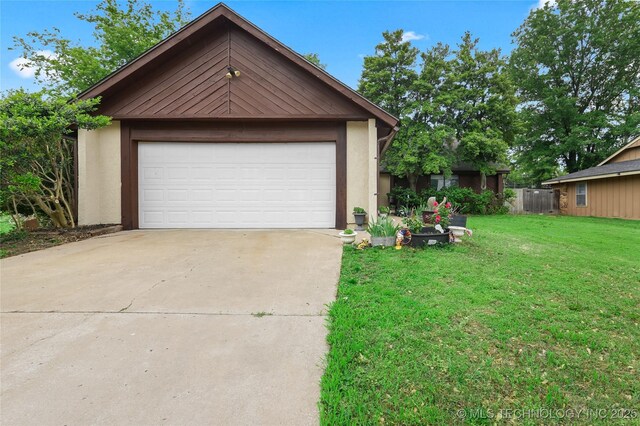6370 S 29th W Pl, Tulsa, OK 74132 - garage with concrete driveway