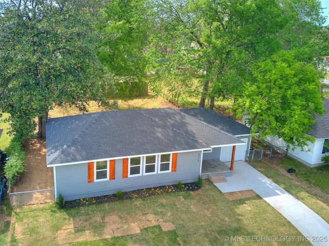 4916 S Cincinnati Ave, Tulsa, OK 74105 - drone / aerial view