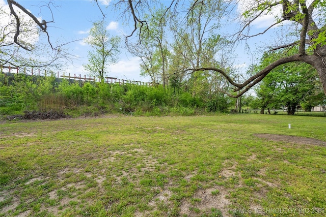 view of yard
