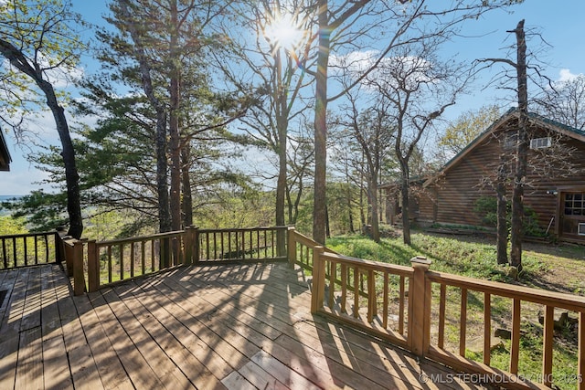 14484 Valley View Dr, Skiatook, OK 74070 - view of wooden deck