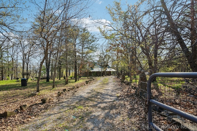 view of street featuring driveway