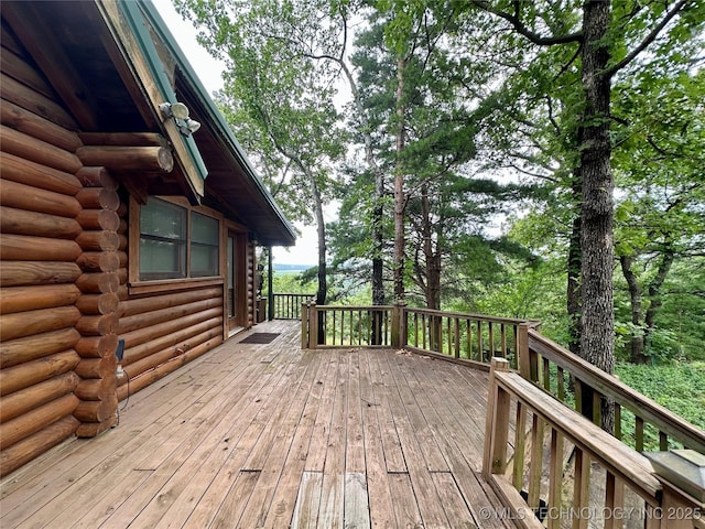 14484 Valley View Dr, Skiatook, OK 74070 - view of wooden deck
