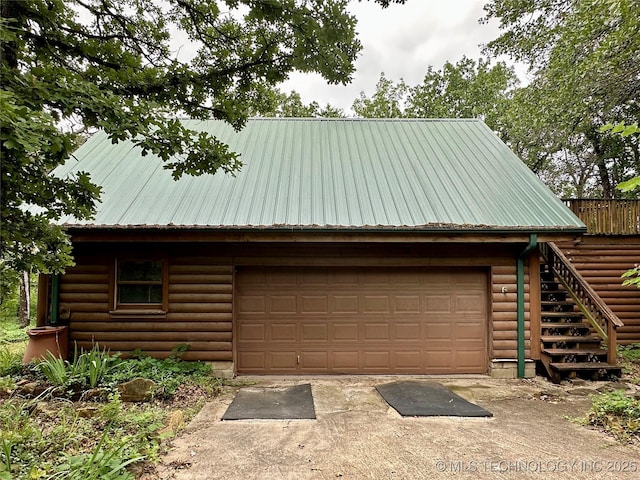 14484 Valley View Dr, Skiatook, OK 74070 - garage with driveway
