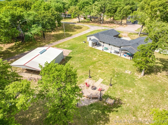1668 Waters Rd, Kingston, OK 73439 - birds eye view of property