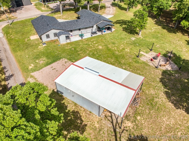 1668 Waters Rd, Kingston, OK 73439 - bird's eye view