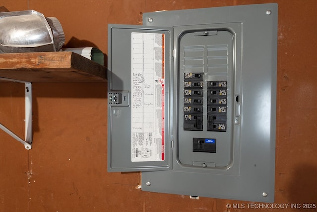 1425 S Madison Blvd, Bartlesville, OK 74006 - utility room with electric panel