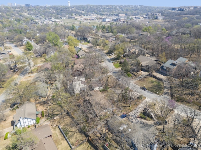 8404 S Toledo Ave, Tulsa, OK 74137 - drone / aerial view featuring a residential view
