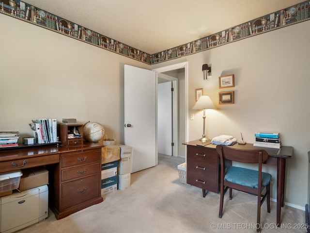 8404 S Toledo Ave, Tulsa, OK 74137 - office area featuring light carpet