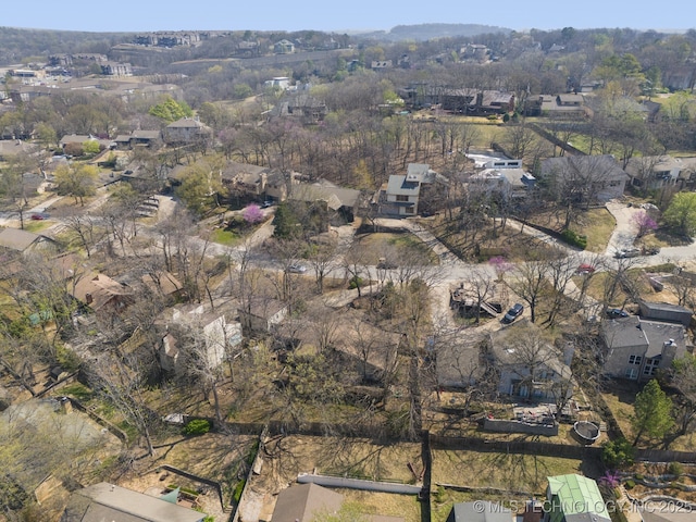 8404 S Toledo Ave, Tulsa, OK 74137 - birds eye view of property with a residential view