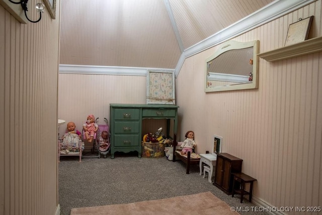 856 N 4243rd Rd, Hugo, OK 74743 - recreation room featuring carpet floors