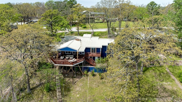 449774 E 356th Rd, Afton, OK 74331 - bird's eye view