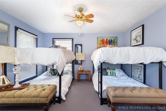 449774 E 356th Rd, Afton, OK 74331 - bedroom featuring carpet floors and ceiling fan