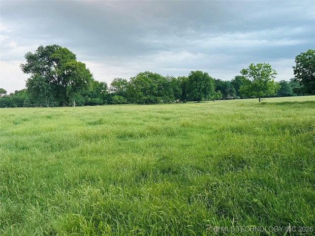 view of nature featuring a rural view