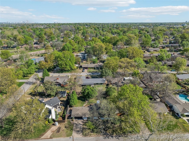 2615 E 59th St, Tulsa, OK 74105 - drone / aerial view featuring a residential view