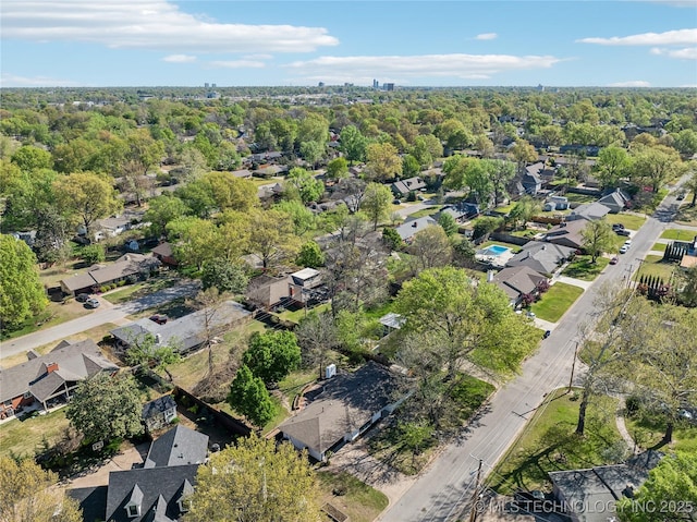 2615 E 59th St, Tulsa, OK 74105 - birds eye view of property with a residential view