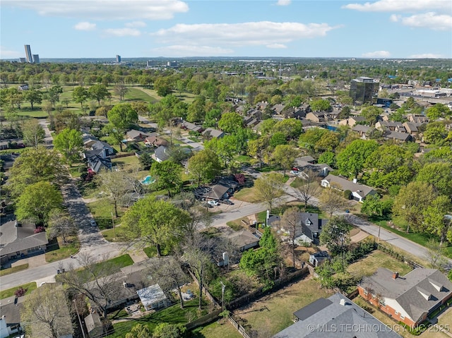 2615 E 59th St, Tulsa, OK 74105 - aerial view with a residential view