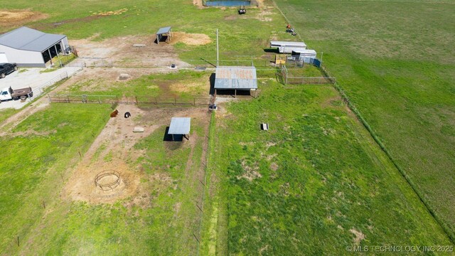 9720 S 4475th Rd, Miami, OK 74354 - bird's eye view with a rural view
