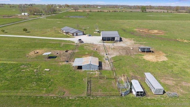 9720 S 4475th Rd, Miami, OK 74354 - drone / aerial view with a rural view