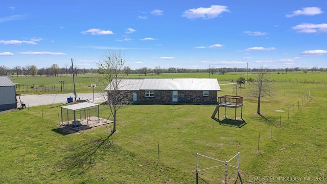 9720 S 4475th Rd, Miami, OK 74354 - exterior space featuring a rural view