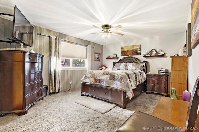2909 Haddock Dr, Muskogee, OK 74401 - carpeted bedroom featuring ceiling fan