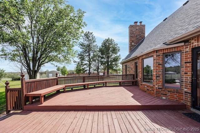 view of deck